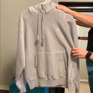 Champion heather grey sweatshirt